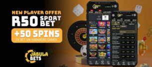 Jabulabets R50 Free Bet And 50 Free Spins .